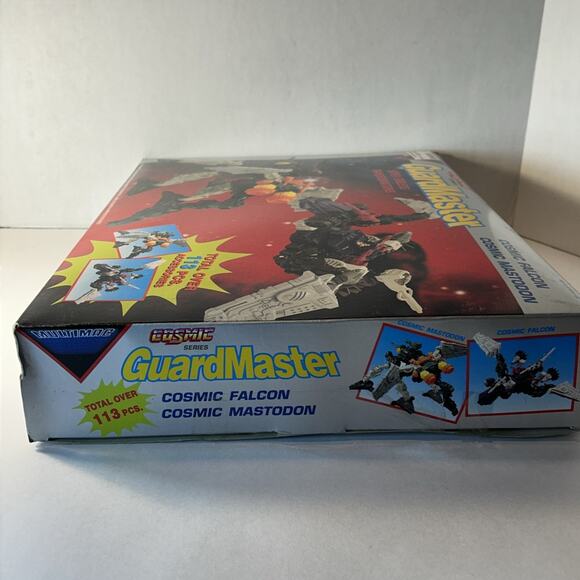 Vintage GuardMaster Cosmic Series Falcon & Mastodon Robot Set Sealed Parts NIB - Picture 7 of 8